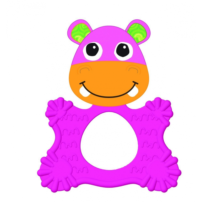 Lamaze Teethimals Baby Teether - Lulu the Hippo Purple Unisex