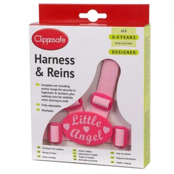 Clippasafe Designer Harness and Reins - Little Angel