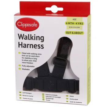 Clippasafe Walking Harness - Black