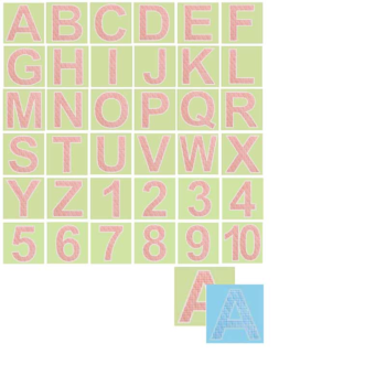 Wallies Wallcandy Alphablox Nursery Decoration