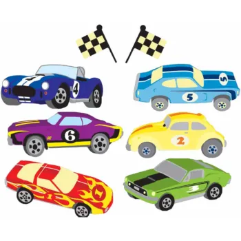 Wallies Wallcandy Nursery Decoration Rad Racers
