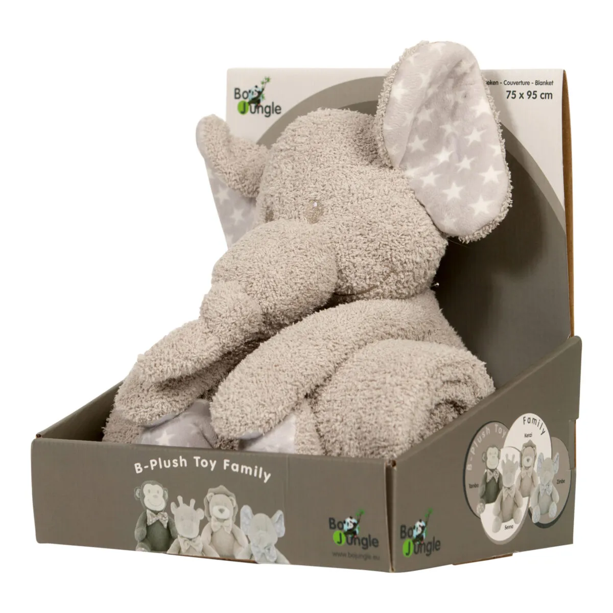 Bo Jungle B-Plush Toys With Blanket - Zimbe the Elephant - Image 2