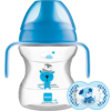 MAM Drinking Cup Learn to Drink Cup with Soother - Blue