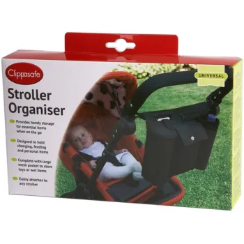 Clippasafe Stroller Organiser - Black