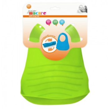 Junior Macare Soft Wrap Bib - Green