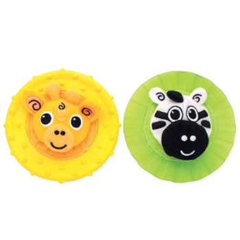 Sassy Beginning Bite Teethers - Zebra and Giraffe