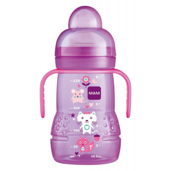 MAM Drinking Cup - Trainer 2in1 Cup - Pink