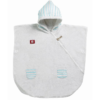Red Castle Poncho - White/Blue