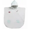 Red Castle Poncho - White/Blue