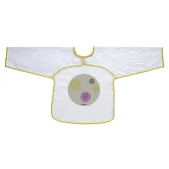 Beaba Crafty Long Sleeve Bib - Green