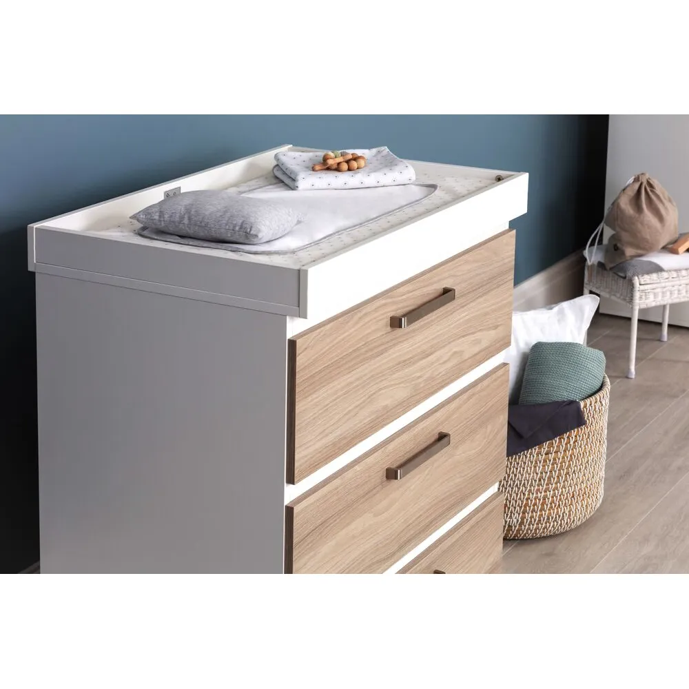 Silver changing table hotsell
