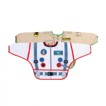 Dreambaby Character Long Sleeve Smock Bib - Astronaut & Zookeeper