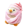 Aurora 'Peek-a-Boo' Penguin - Pink - Large