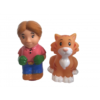 Tomy Johnny & Friends Farm Adventure Playset - Allie & Cat