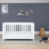 Silver Cross Primrose Hill Cot bed front lifestyle