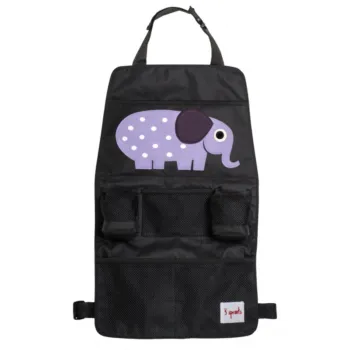 3 Sprouts Backseat Organiser - Elephant