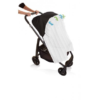 Dreambaby Strollerbuddy Stroller Clips - Green & Blue in use