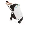 Dreambaby Strollerbuddy Stroller Clips - Green & Blue in use