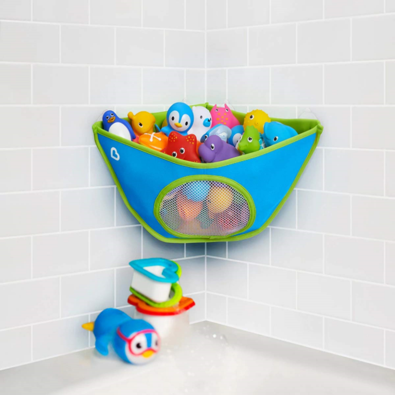 Munchkin Corner Bath Organiser Toy Storage Olivers BabyCare