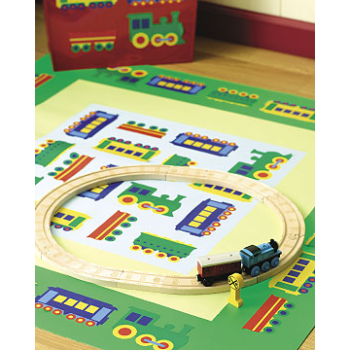 Wallies Wall Cut Outs - Toy Trains