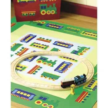 Wallies Wall Cut Outs - Toy Trains