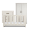 Silver Cross Coastline 3 Piece Room Set - Cot Bed, Dresser & Wardrobe