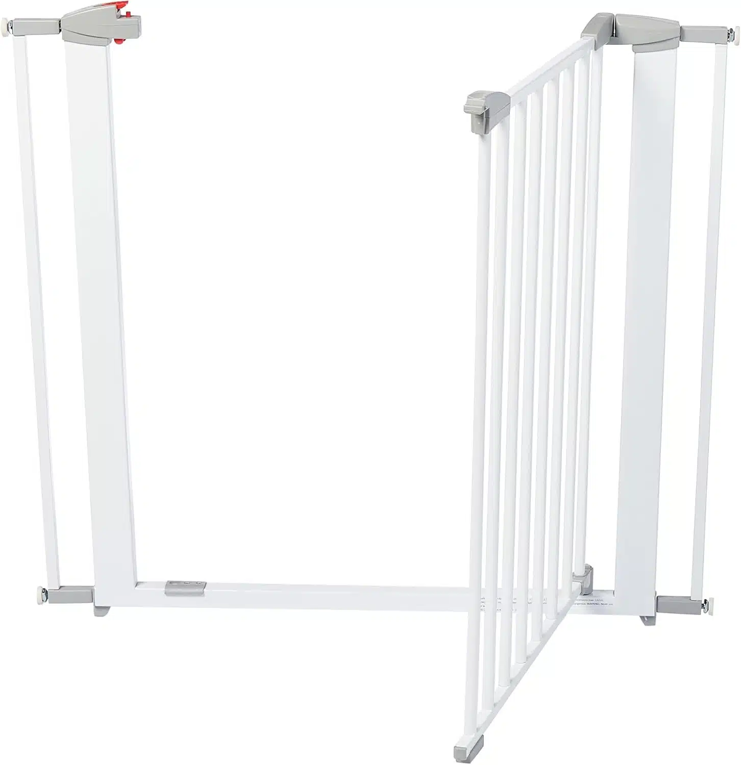 Clippasafe 73-96cm x H76.5cm White Metal Pressure Fit Safety Stair Gate - Image 2