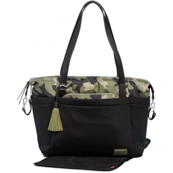 Skip Hop Nolita Neo Tote Changing Bag - Camo & Black