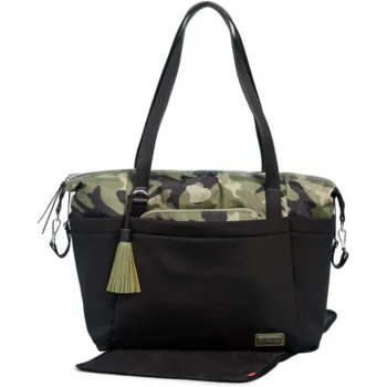 Skip Hop Nolita Neo Tote Changing Bag - Camo & Black