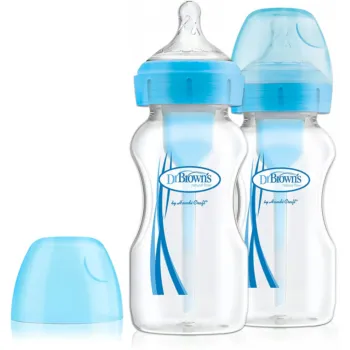 Dr Browns Options + 270ml Bottle 2 Pack - Blue