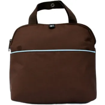 JL Childress MaxiCOOL 4 Bottle Cooler Cocoa and Blue