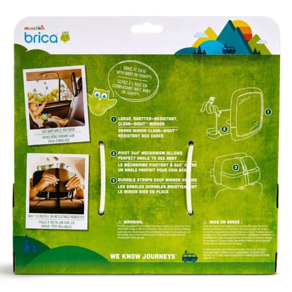 Brica headrest mirror installation sale
