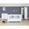 Silver Cross Primrose Hill 3 Piece Room Set - Cot Bed, Dresser & Wardrobe