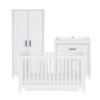 Silver Cross Primrose Hill 3 Piece Room Set - Cot Bed, Dresser & Wardrobe