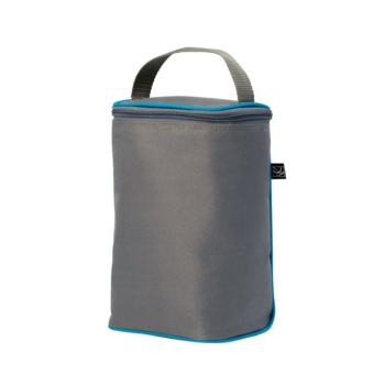 JL Childress Tall TwoCOOL 2-Bottle Cooler Bag- Grey/Teal