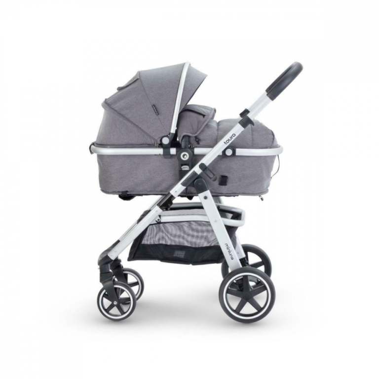 MiniUno Toura Travel System 3 in 1 Pram Grey Pram Olivers BabyCare