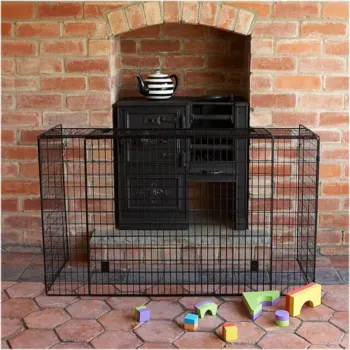 Clippasafe Extendable Fireguard - Black