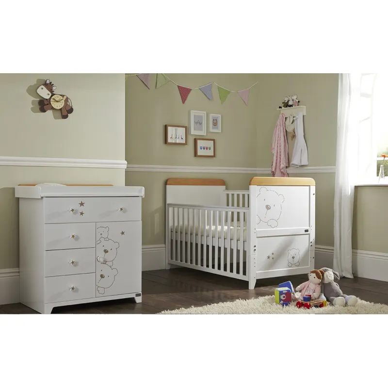 Tutti Bambini 2 Piece 3 Bears Room Set - Beech/White - Image 4