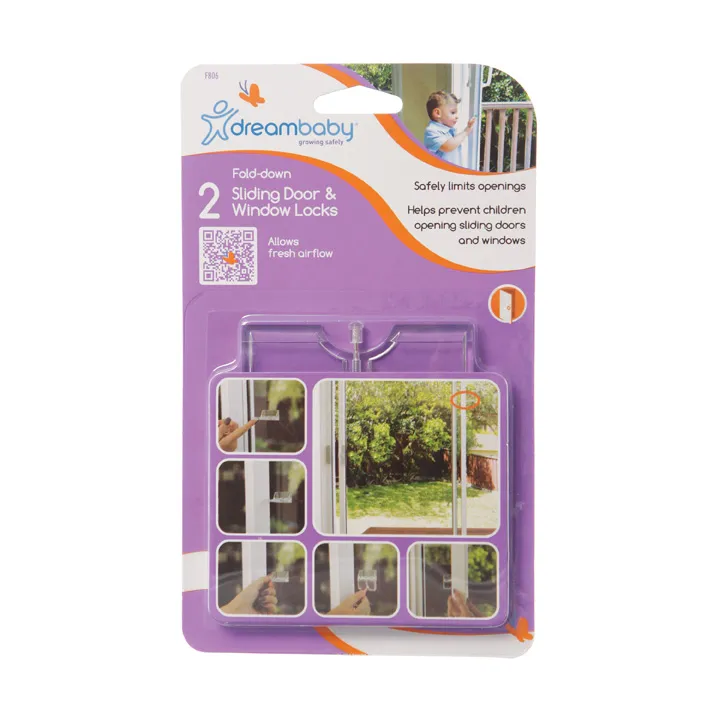 Dreambaby Sliding Window and Door Lock - Pack of 2
