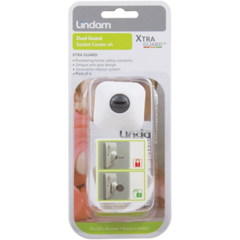 Lindam Lockable Socket Covers - 4 Piece Set