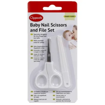 Clippasafe Nail Scissors and File Set