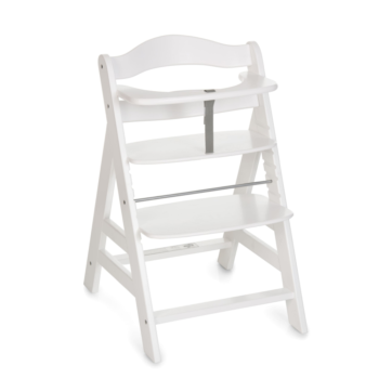 Hauck Alpha+ Wooden Highchair - White