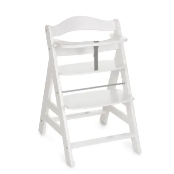 Hauck Alpha+ Wooden Highchair - White