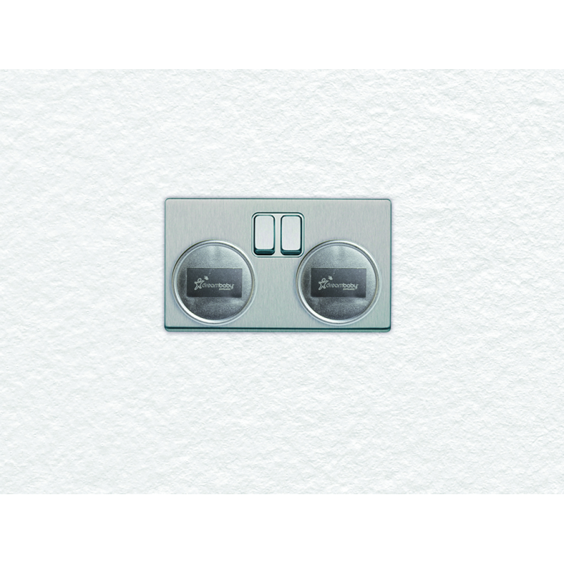 Dreambaby Style Electric Socket Covers 6pk - Silver - Image 2