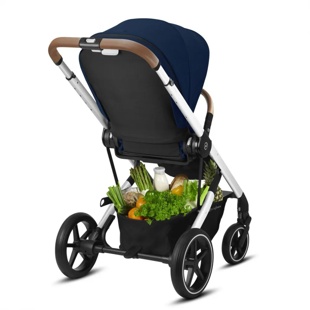 Cybex Balios S Lux (Silver Frame) - Navy Blue - Image 5