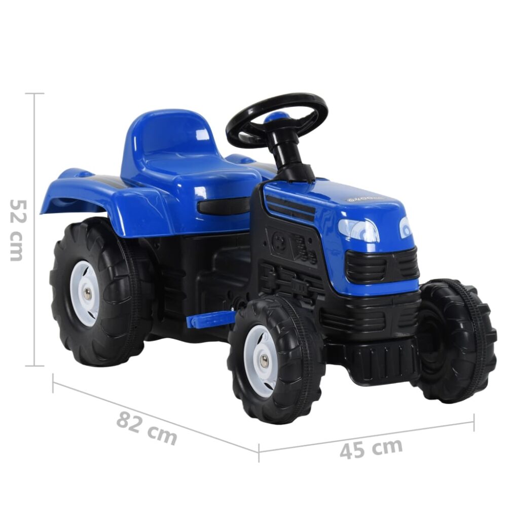 tegmen_blue_kids_pedal_tractor_ride_on_toy_8