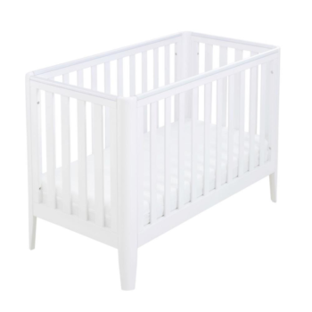 Babymore Iris Mini Cot Bed - White