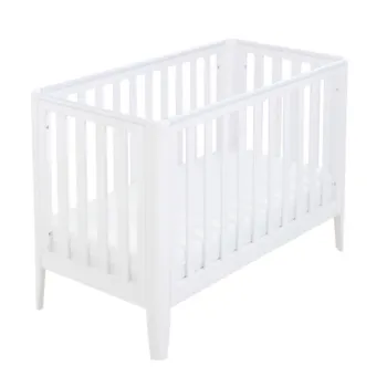 Babymore Iris Mini Cot Bed - White