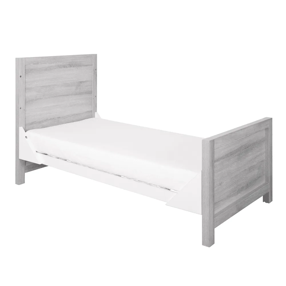 Tutti Bambini Modena Cot Bed Furniture Grey Ash White Olivers BabyCare