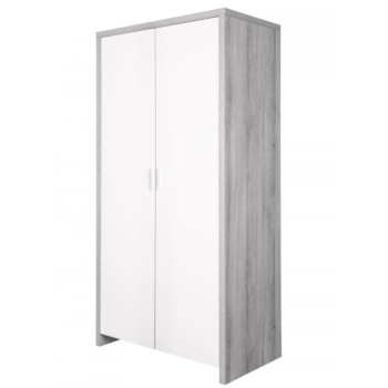 Tutti Bambini Modena Wardrobe - Grey Ash & White